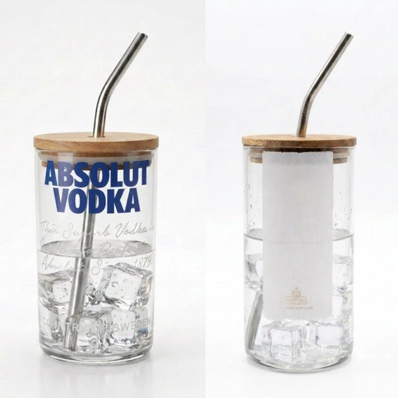 Eco friendly absolut bottle sipper