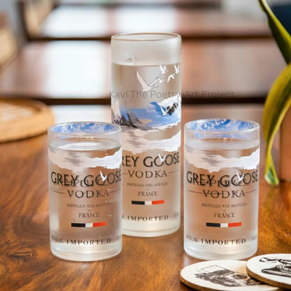 Upcycled Grey Goose Big Glass